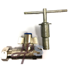 1/2''-1'' CW617N Brass Magnetic Lockable Ball Valve